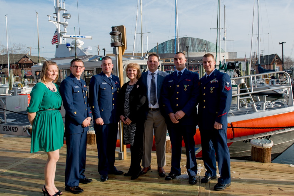 Coast Guard crew from Station Annapolis honored