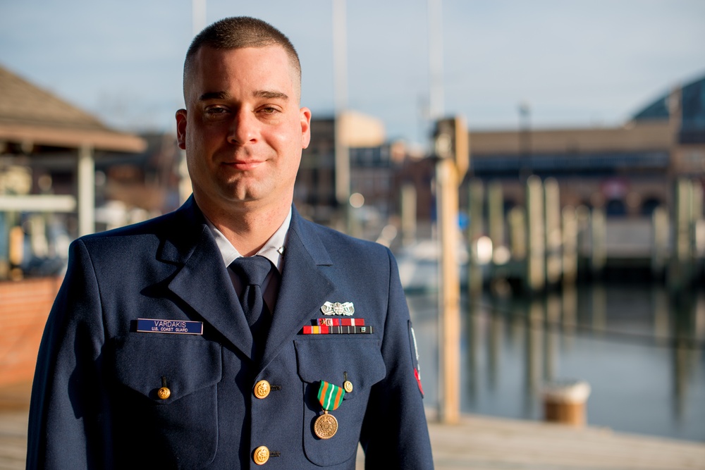 Coast Guard presents Achievement Medal to Franklin Square, New York, native