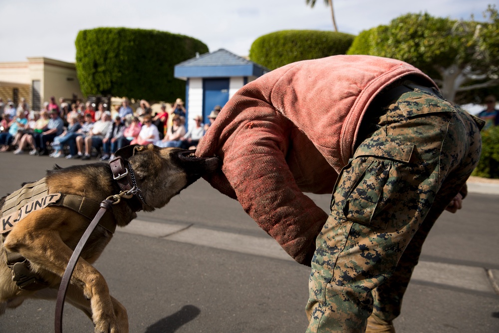 DVIDS Images MCAS Yuma’s K9 Unit Demonstrates Their Abilities at