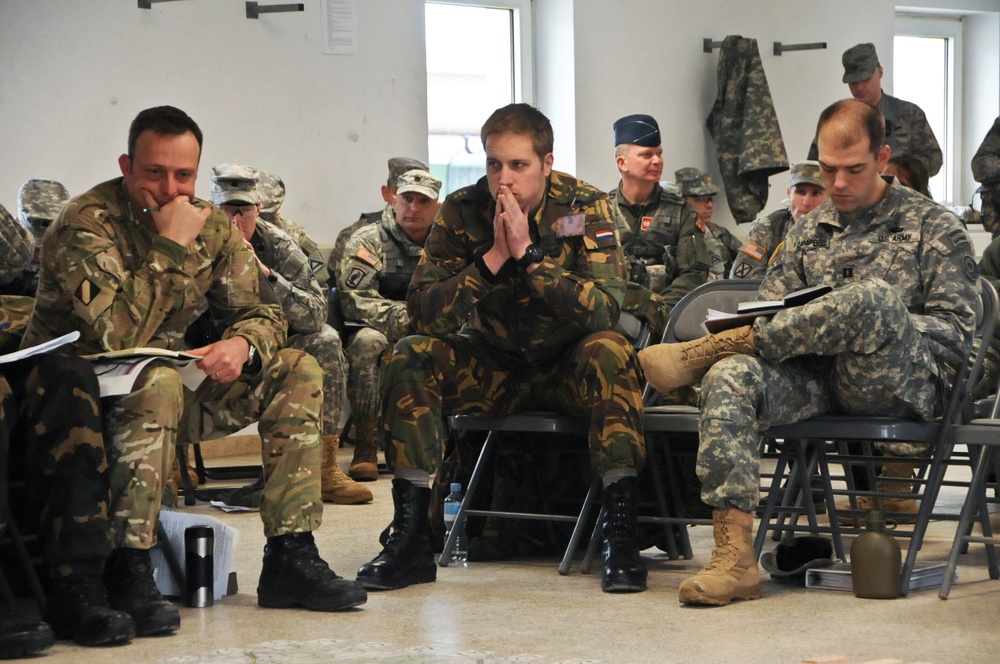 Allied Spirit I, combined arms rehearsal brief