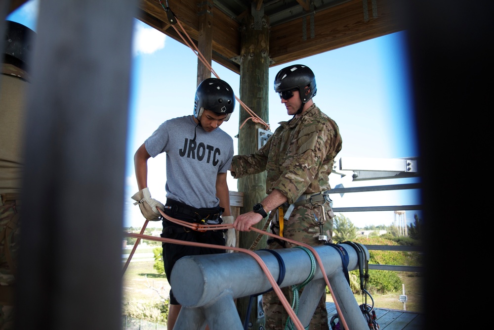 JROTC cadets get a glimpse of military life