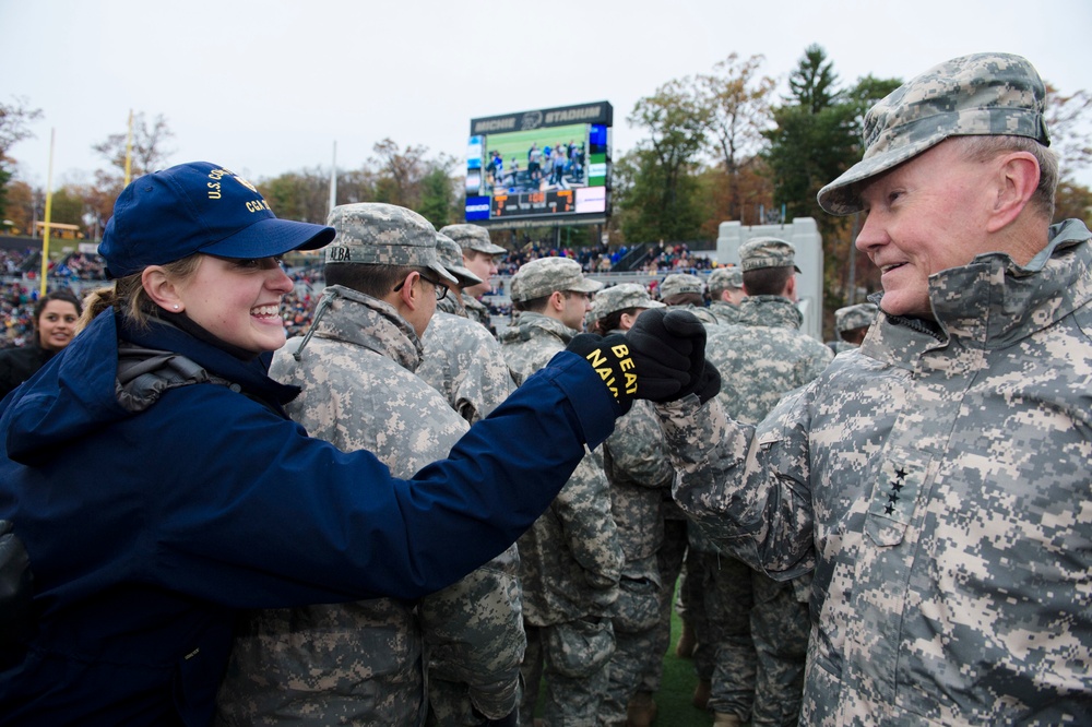 CJCS attends Army vs. Air Force football game