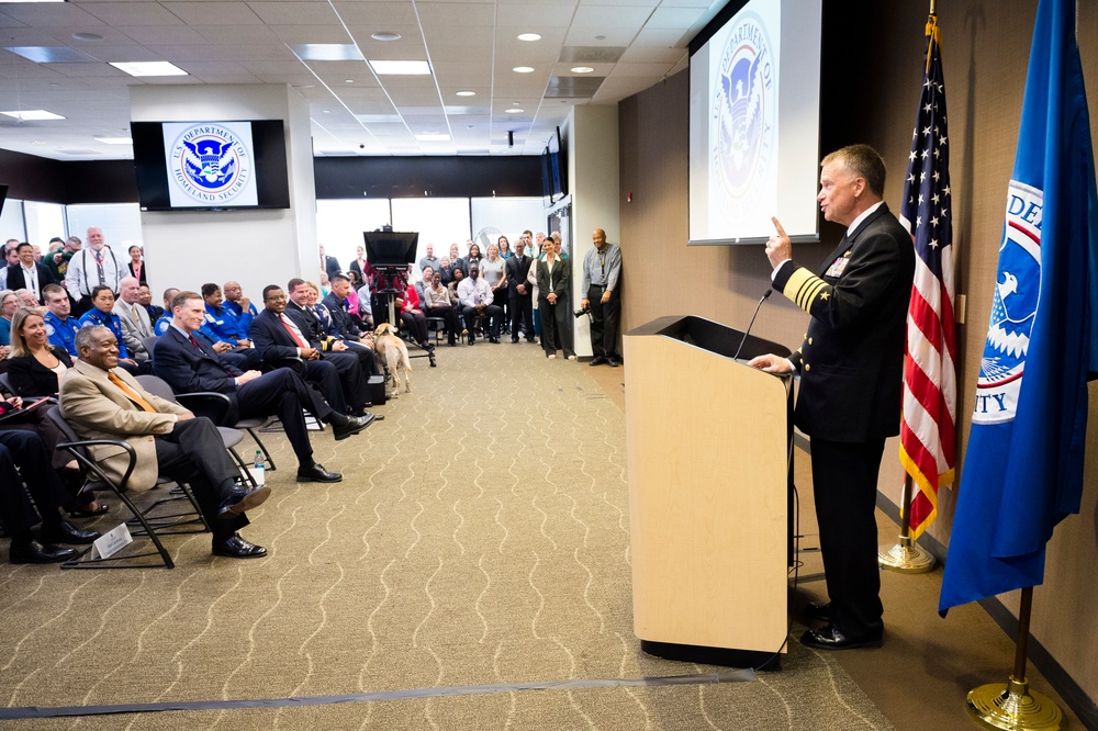 VCJCS speaks at TSA Veterans Day ceremony