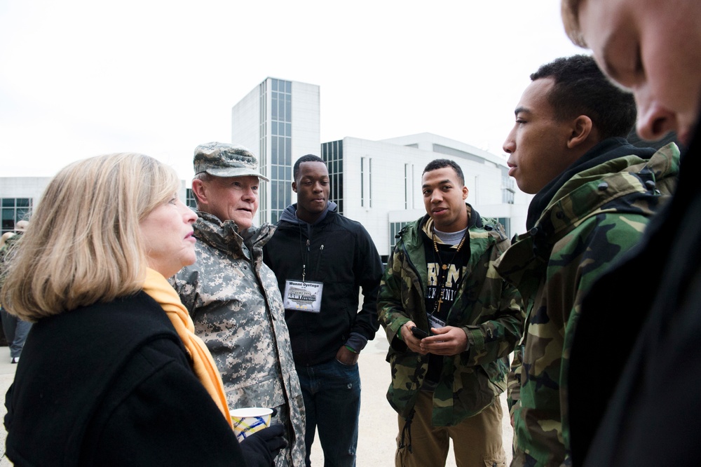 CJCS attends Army vs. Air Force football game