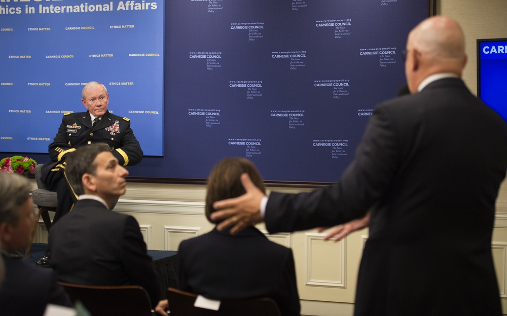 CJCS talks ethics with think tank