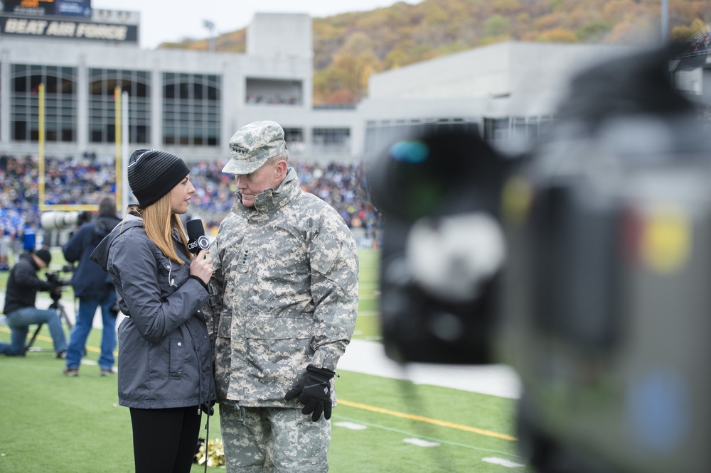 CJCS attends Army vs. Air Force football game