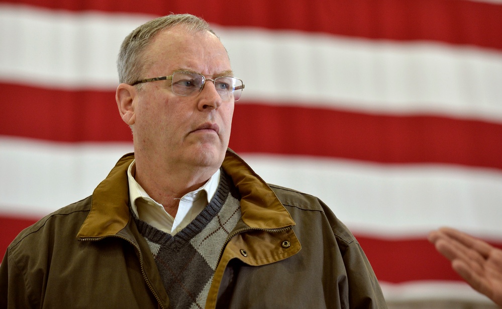 Deputy secretary of defense visits Creech Air Force Base
