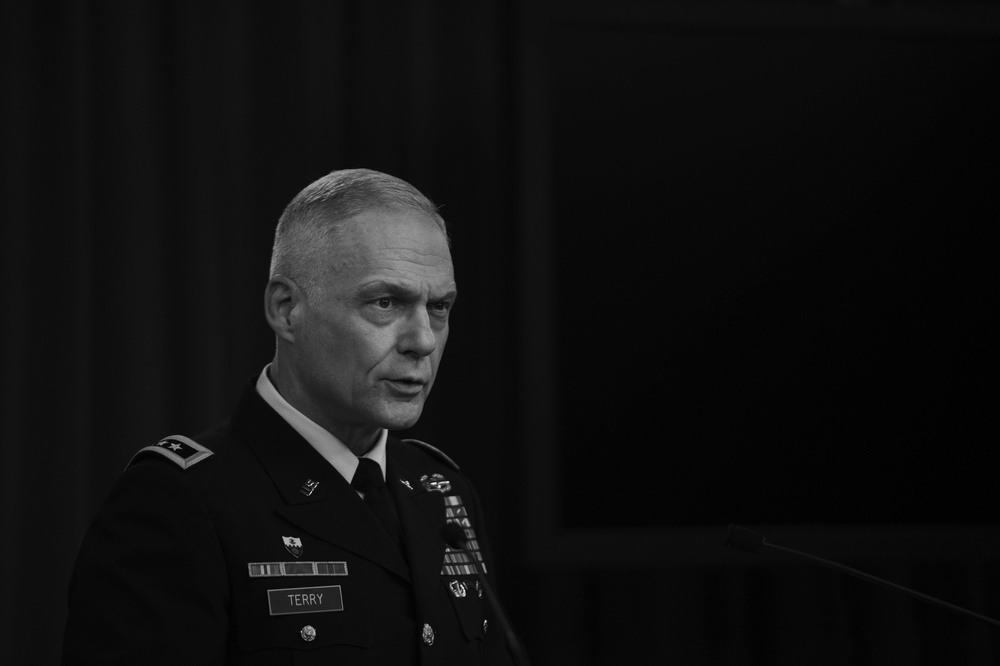 Lt. Gen. James Terry press briefing