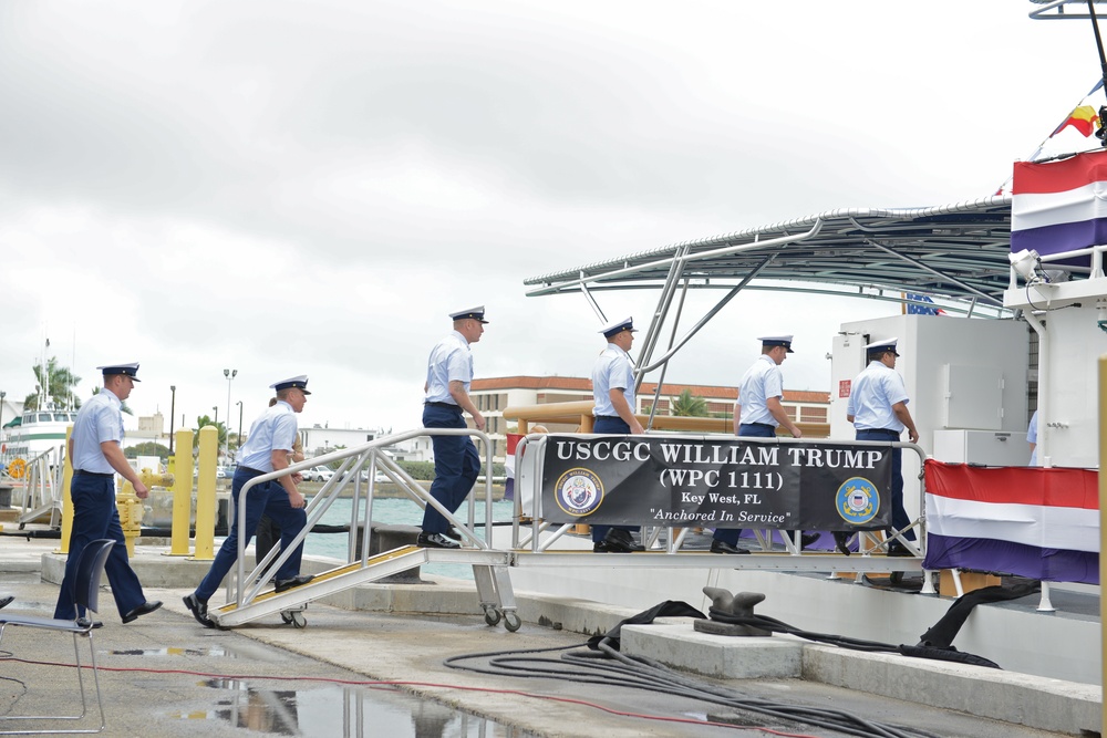 CGC William Trump crew come aboard
