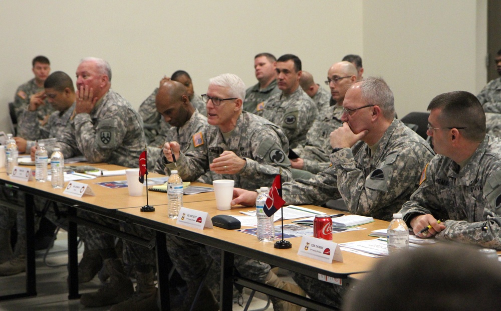 Army Reserve leaders discuss training and readiness