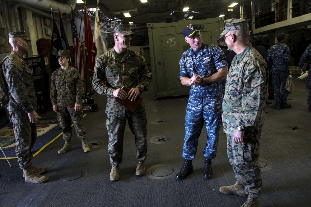 Command Visit USS ESSEX (LHD 2)
