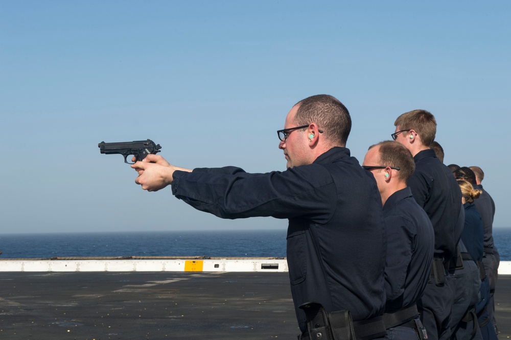 9mm handgun live-fire exercise