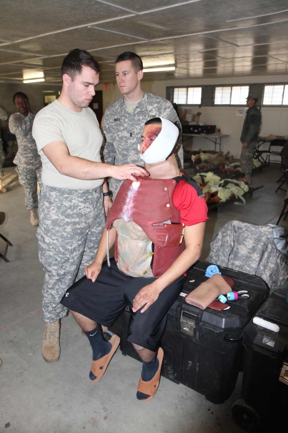 1st Medical Training Brigade showcases moulage skills