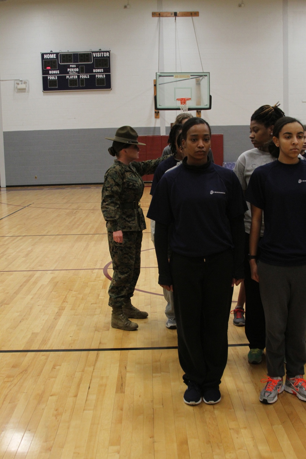 Marine Corps Recruiting Station Columbia's Female Pool Function