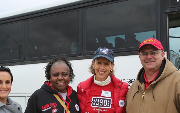 USO, FRO support 2/8 departure