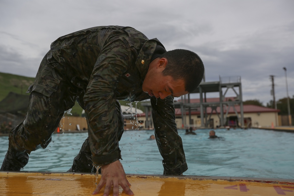 Japanese forces kick start Iron Fist 15 with swim qual