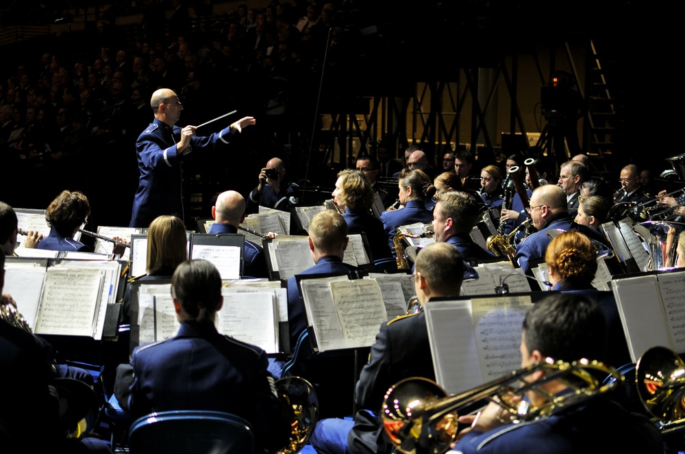 Illinois National Guard performs at Gov. Rauner's inauguration