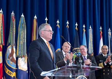 Acting Director David Shedd was honored for his distinguished career during the Assumption of Directorship ceremony at DIA headquarters