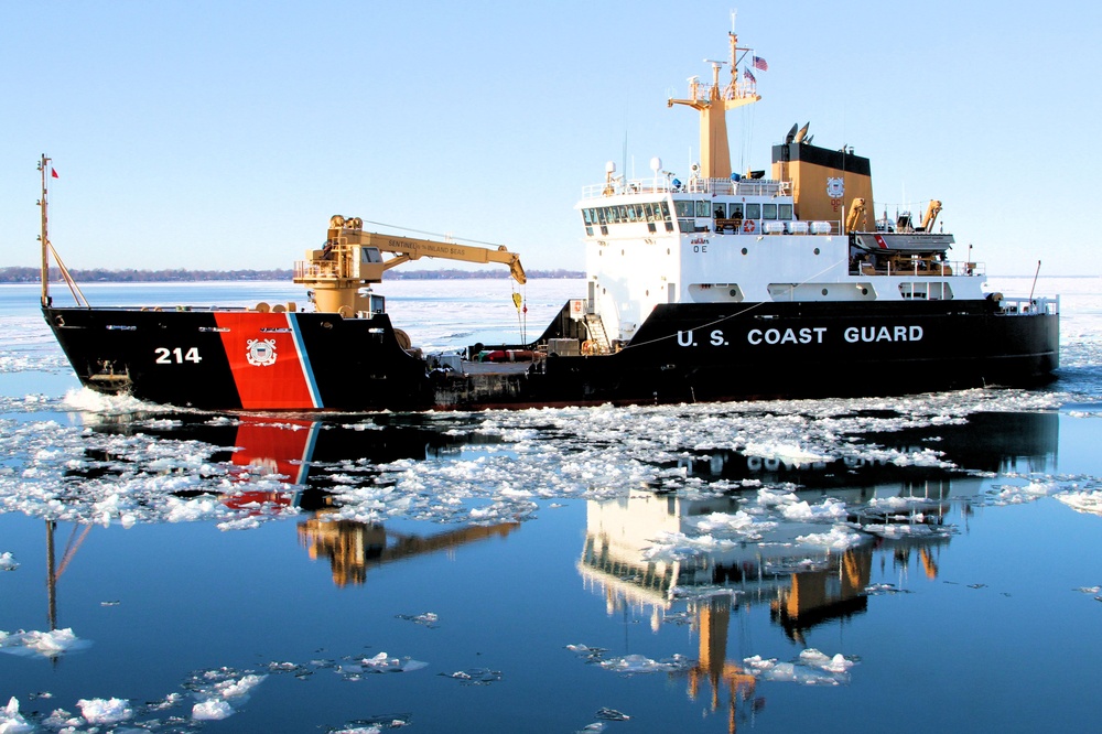 Coast Guard Cutter Hollyhock reflection