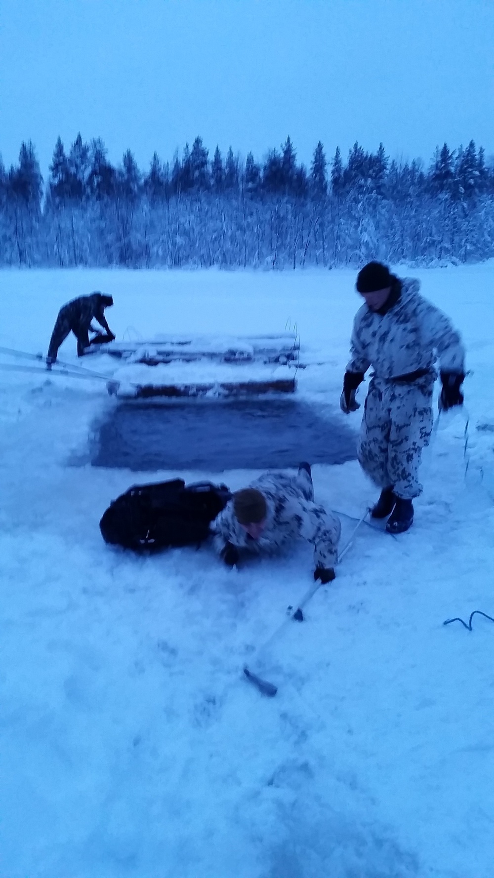 USRAK soldiers attend Finnish army’s cold weather training