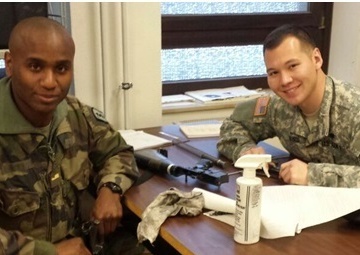 US Army Europe's Medical Battalion welcomes French lieutenant