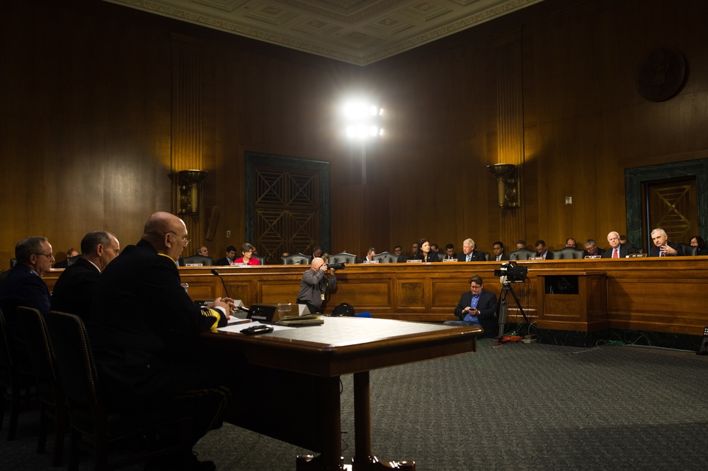 Service chiefs testify before the Senate Arms Service Committee (SASC)