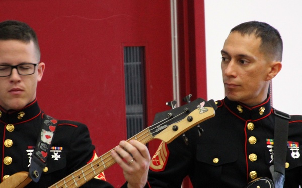 Marine jazz combo swings into Point Loma HS