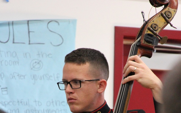 Marine jazz combo swings into Point Loma HS
