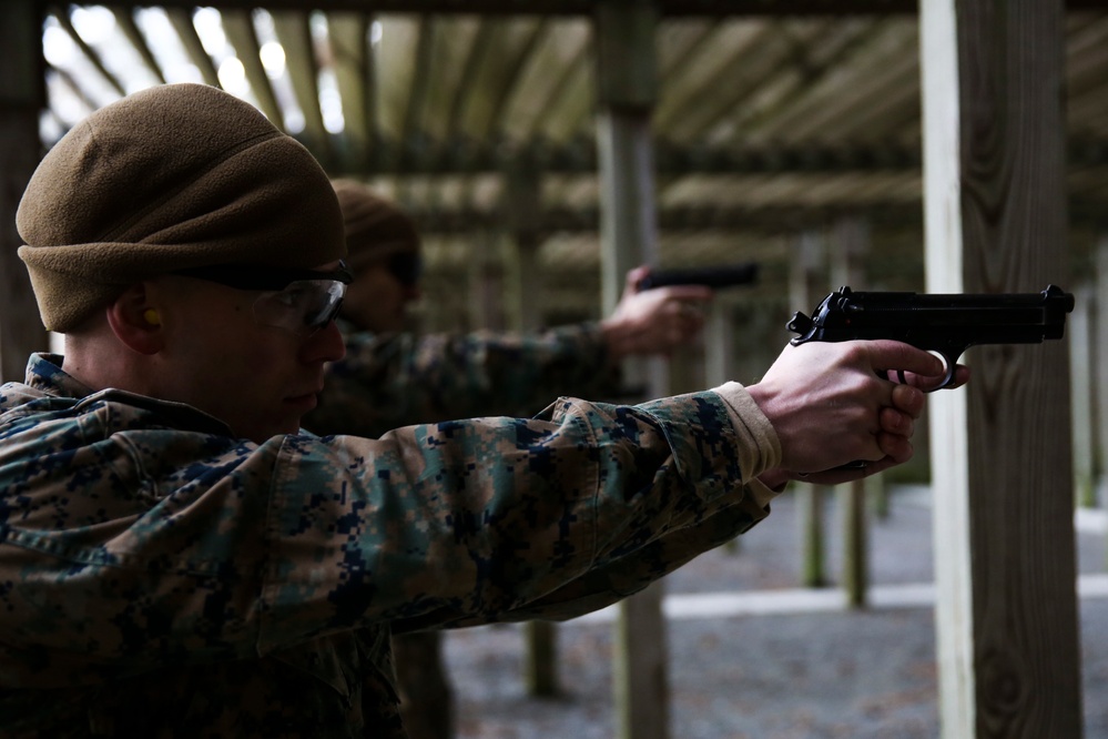 22nd MEU holds pistol range