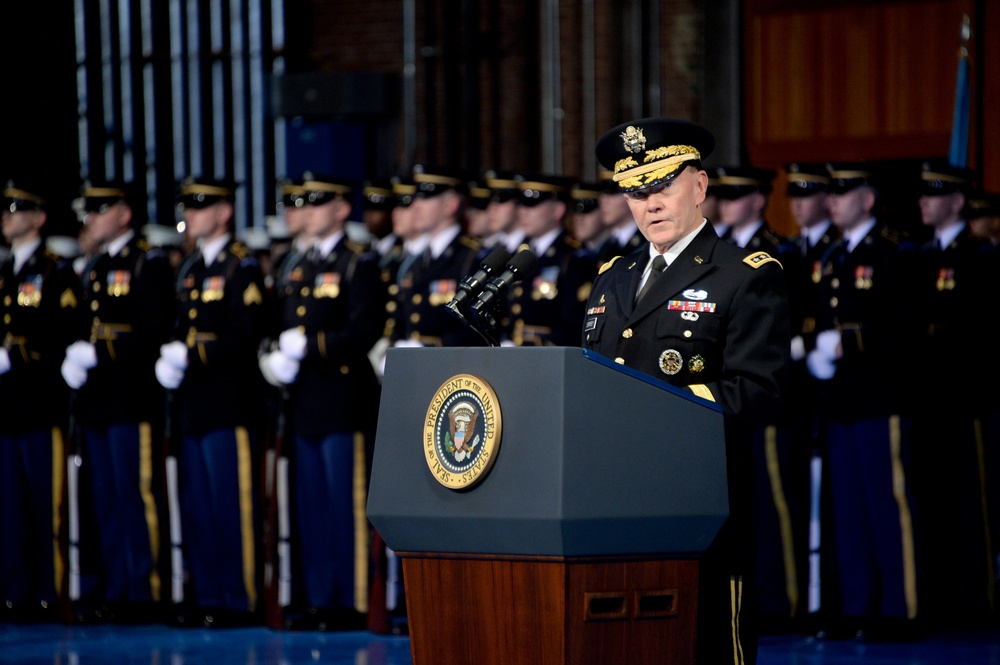 Secretary of Defense Chuck Hagel Farewell Tribute