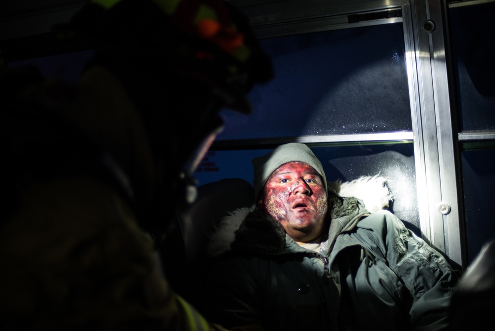 Simulated aircraft accident tests Iceman response