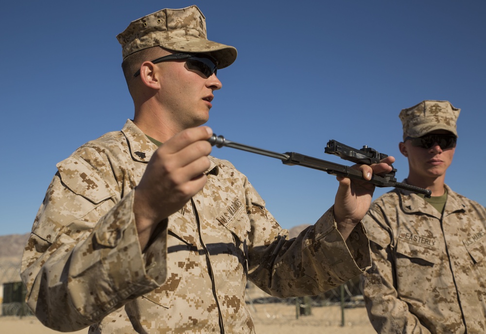 Machine guns, combat care: Marines get ready for ITX