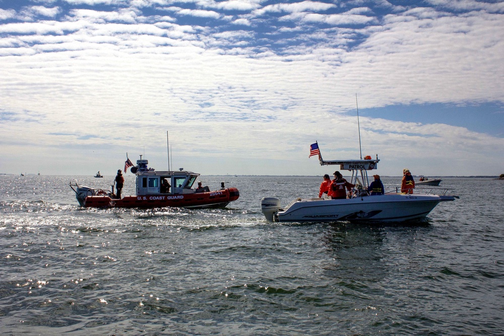 Coast Guard plans safe invasion