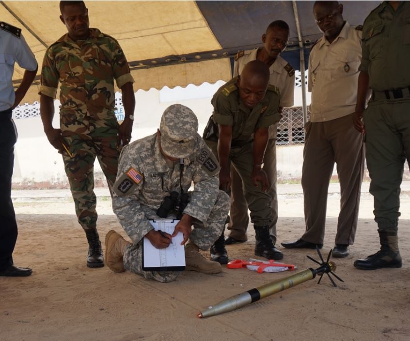 Army EOD troops train with Congolese forces in Africa