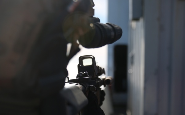 MARSOC Marines fine-tune Visit, Board, Search and Seizure skills