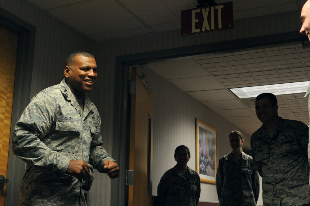 Air Force Global Strike Command vice commander visits Whiteman Air Force Base