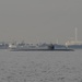 USS San Fransisco departs Tokyo Bay
