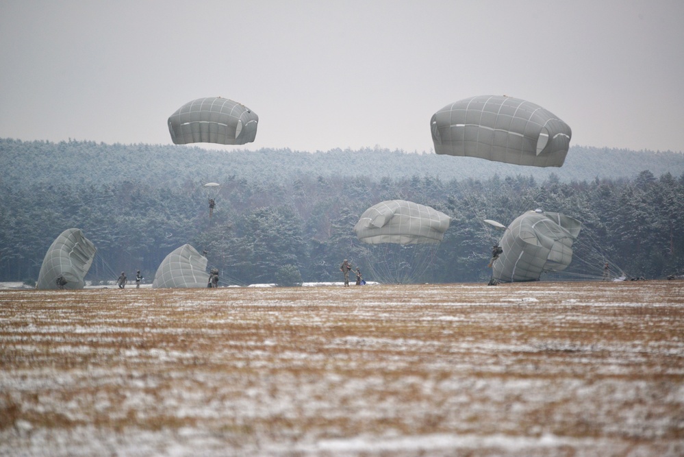 173rd Airborne Brigade training jump