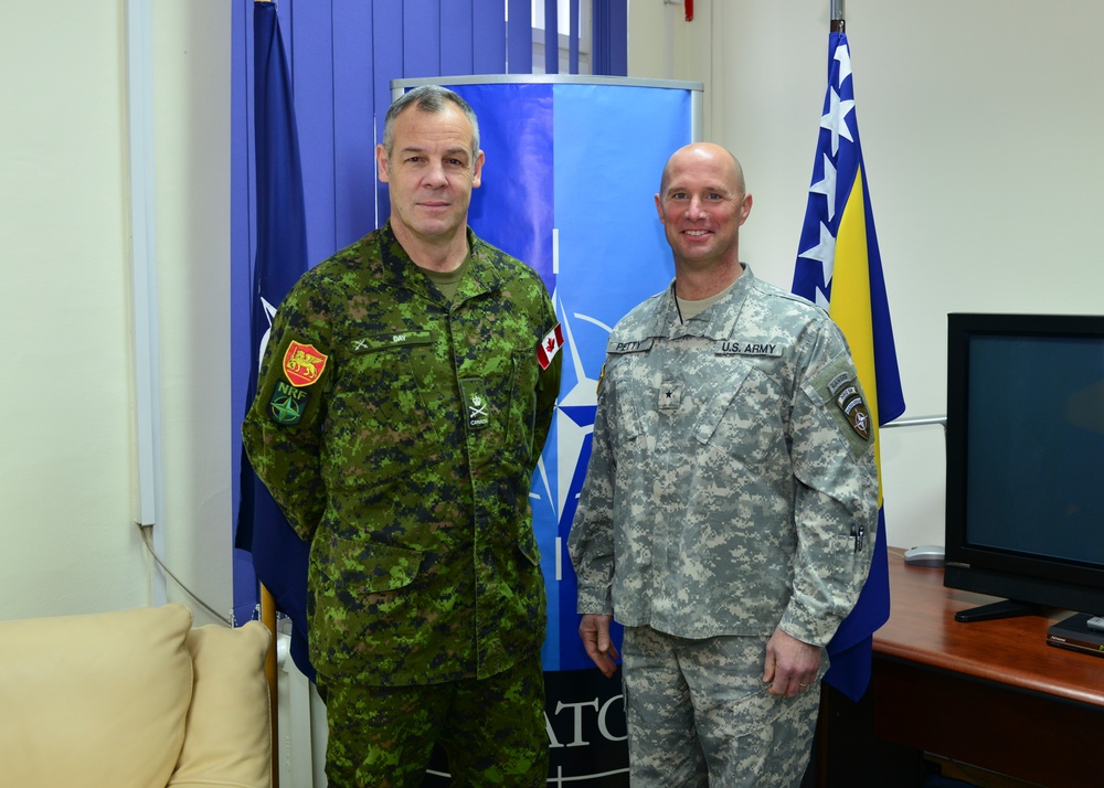 JFC Naples deputy commander visits NATO HQ Sarajevo