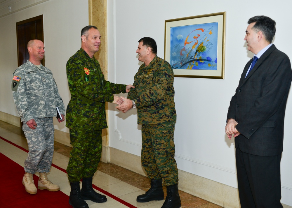 JFC Naples deputy commander visits NATO HQ Sarajevo