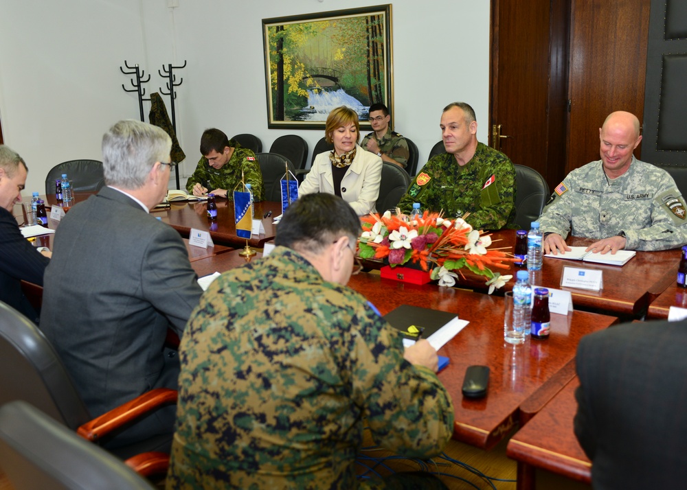 JFC Naples deputy commander visits NATO HQ Sarajevo