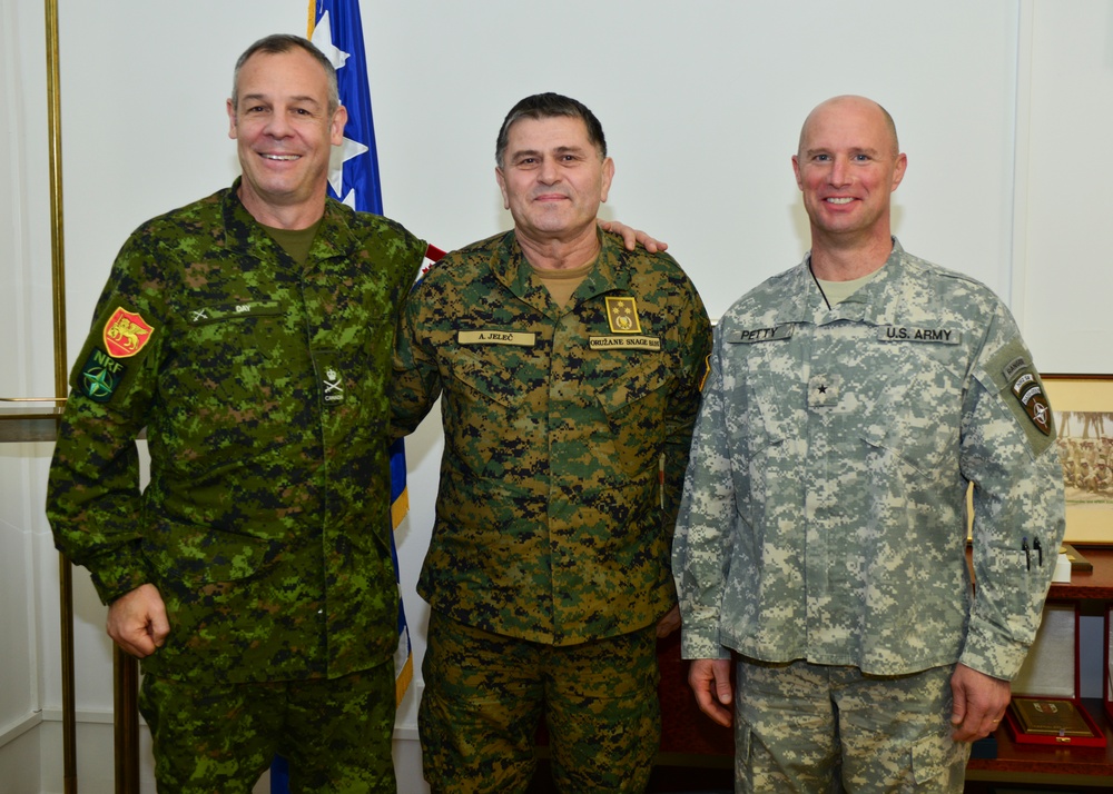 JFC Naples deputy commander visits NATO HQ Sarajevo