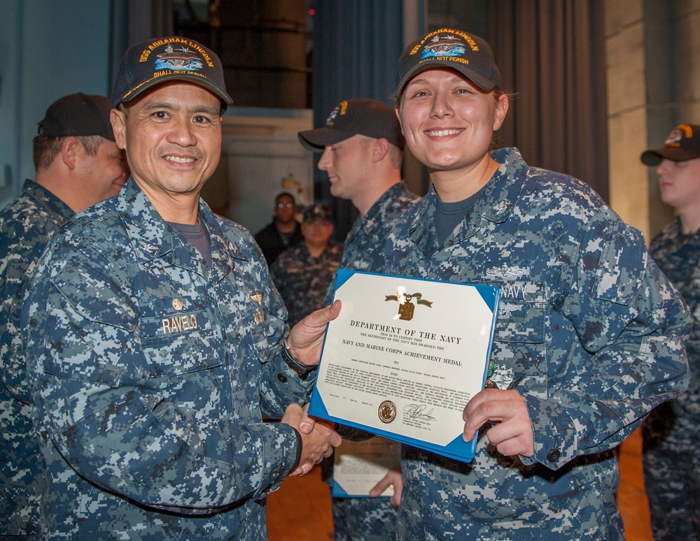 USS Abraham Lincoln activity