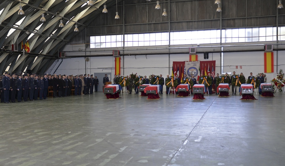 US Airmen honor fallen allies