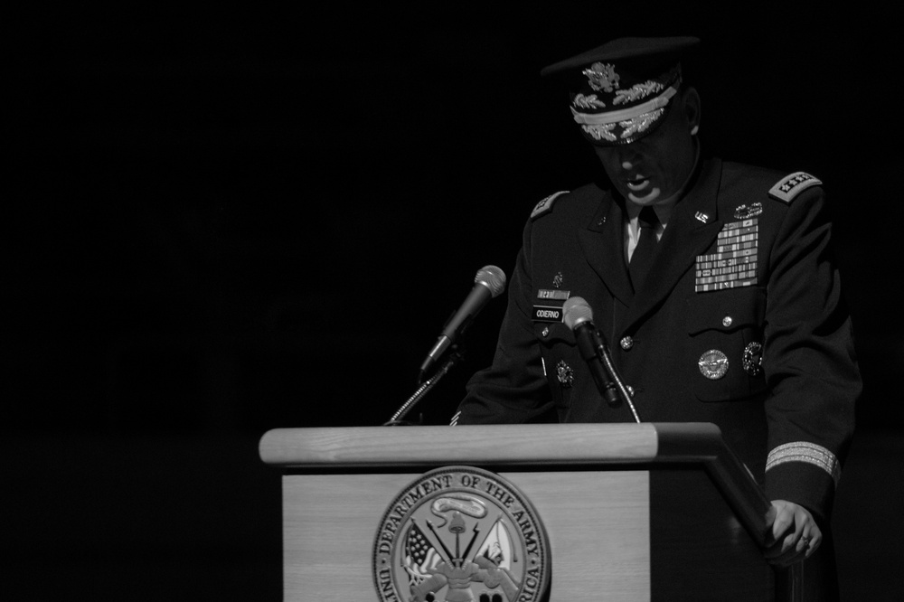 Sgt. Maj. of the Army Raymond F. Chandler III's retirement