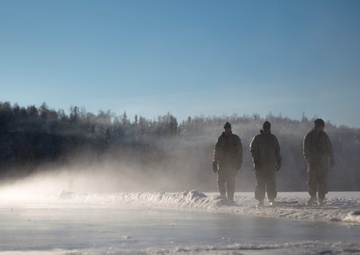 Alaska Army National Guard builds bridges … of ice