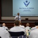 Gen. McDew talks during the Chief Leadership Course