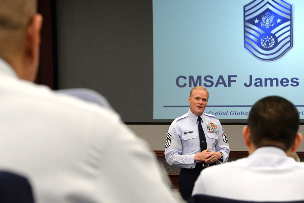 DVIDS Images Chief Master Sgt. of the Air Force James Cody talks