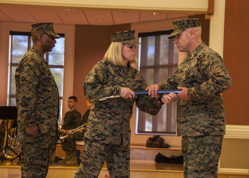 Headquarters and Support Battalion relief and appointment ceremony