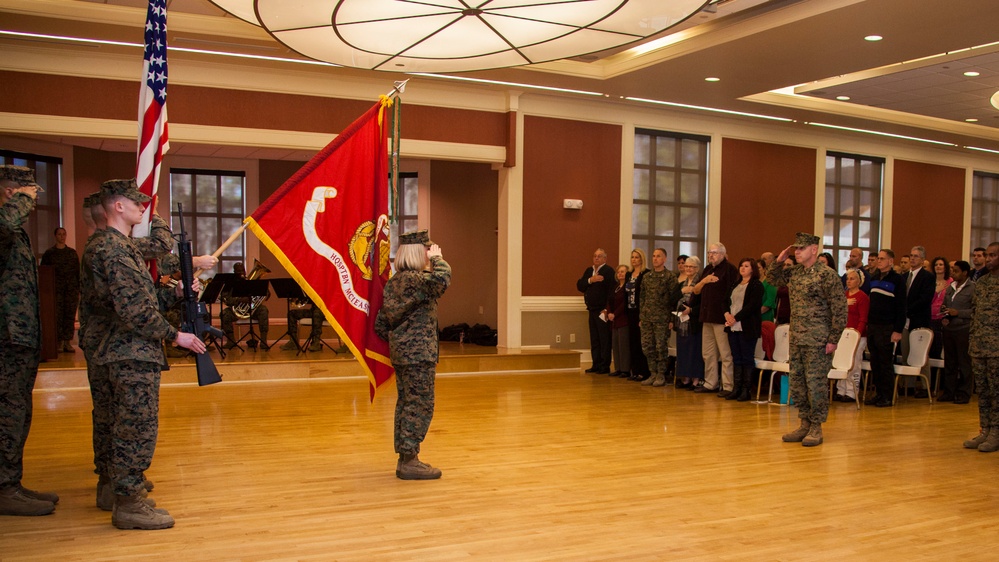 Headquarters and Support Battalion relief and appointment ceremony